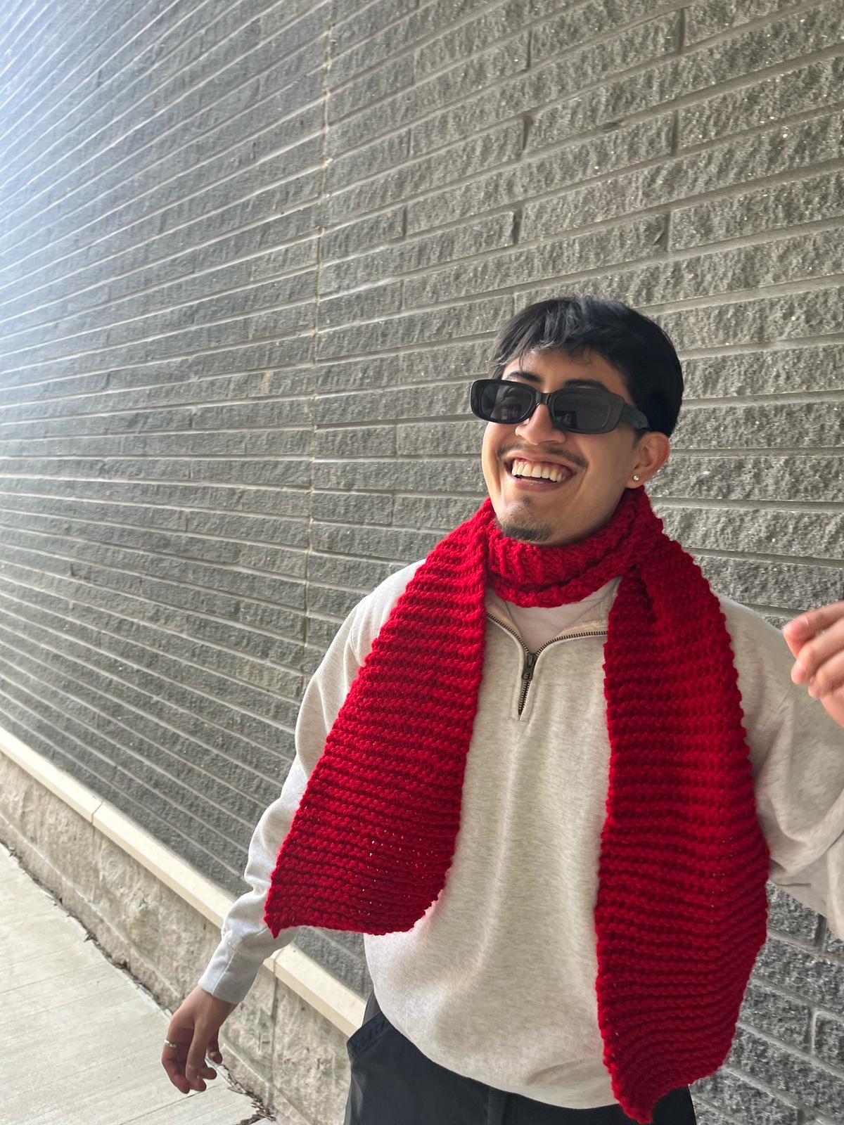 Red Scarf style